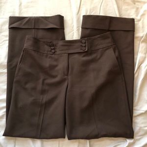 3/15 Sale! Ann Taylor Brown Wide Leg Trousers